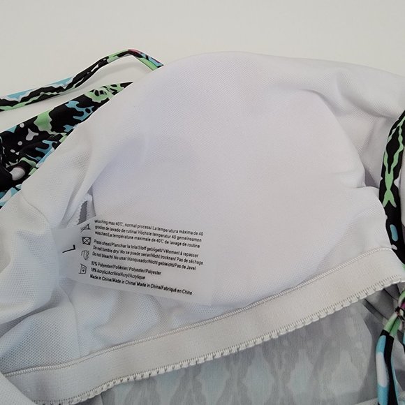 Chenghe Women's Bandeau Blouson Tankini Top High Waisted  Bottom two pieces - Picture 7 of 10